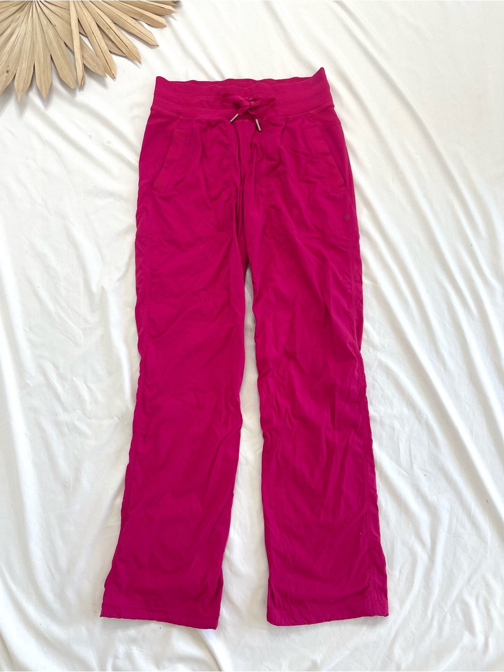 Lululemon Athletica Dance Studio Mid Rise Passionate Pink Workout Pants Size 6